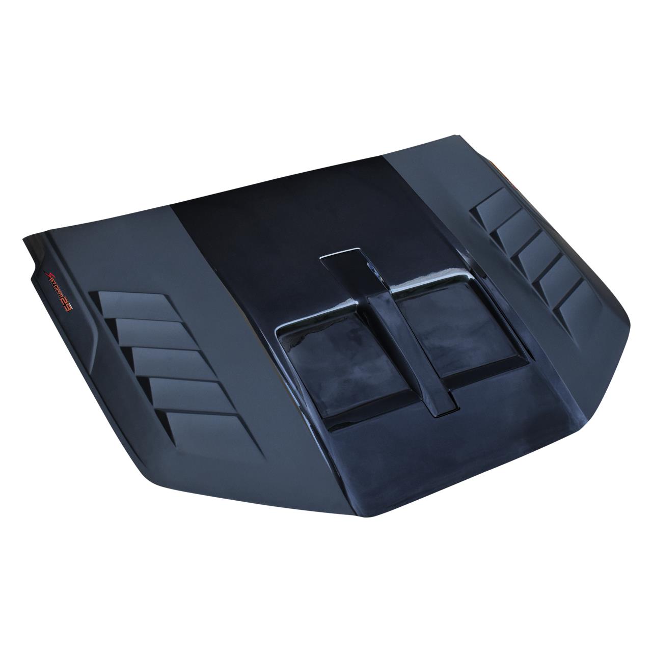 HOOD SCOOP (BIG) GLOSSY BLACK/MATTE BLACK (M7343/B-8020)